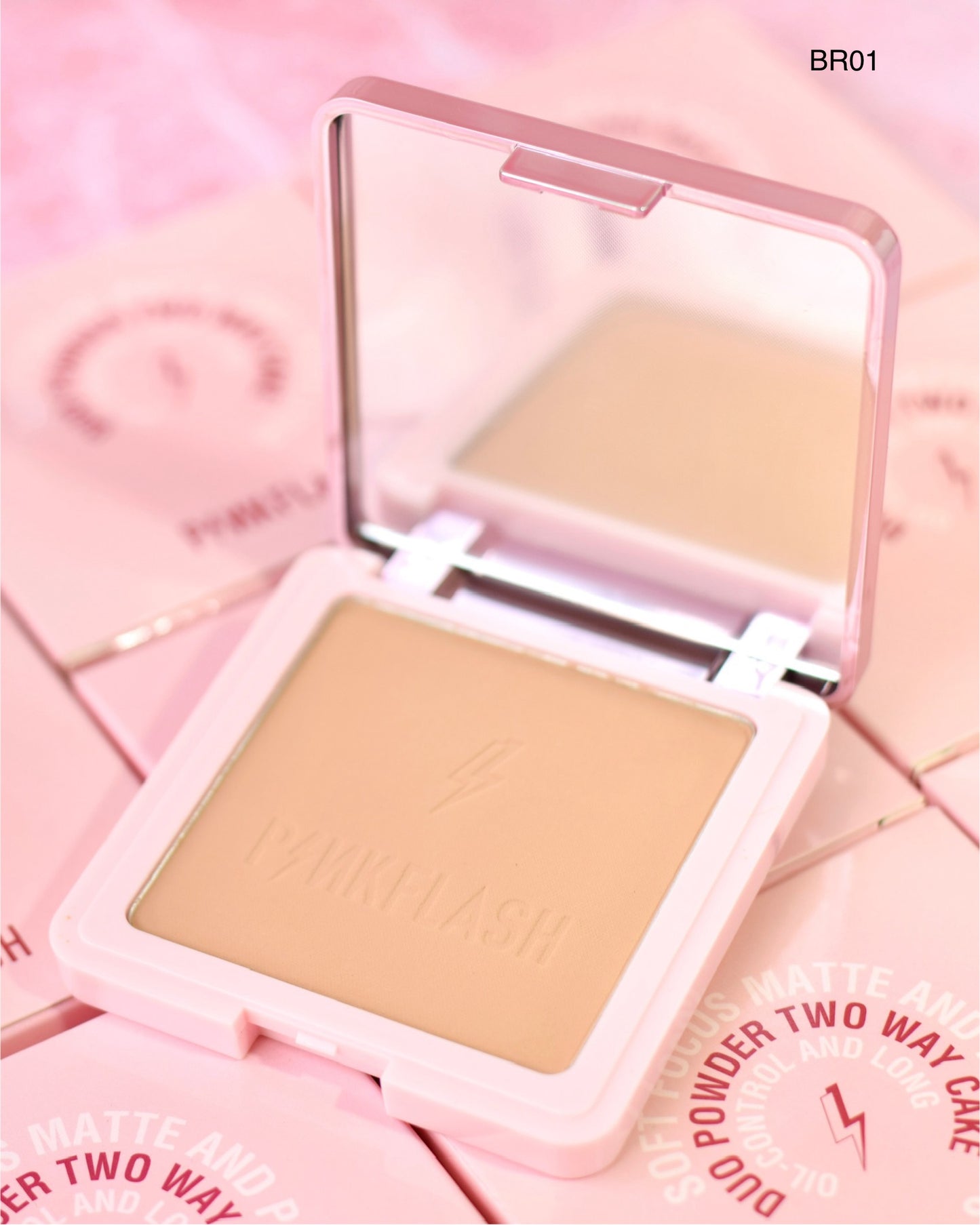 Polvo Compacto Pink Flash