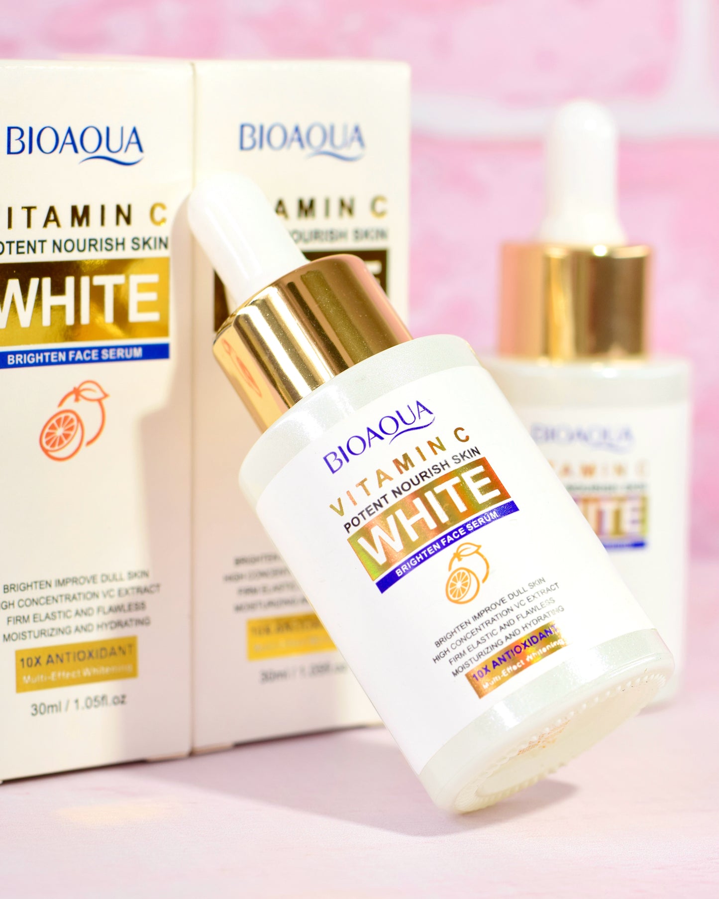 Combo Aclarante VitaminC White x 5 Productos Bioaqua