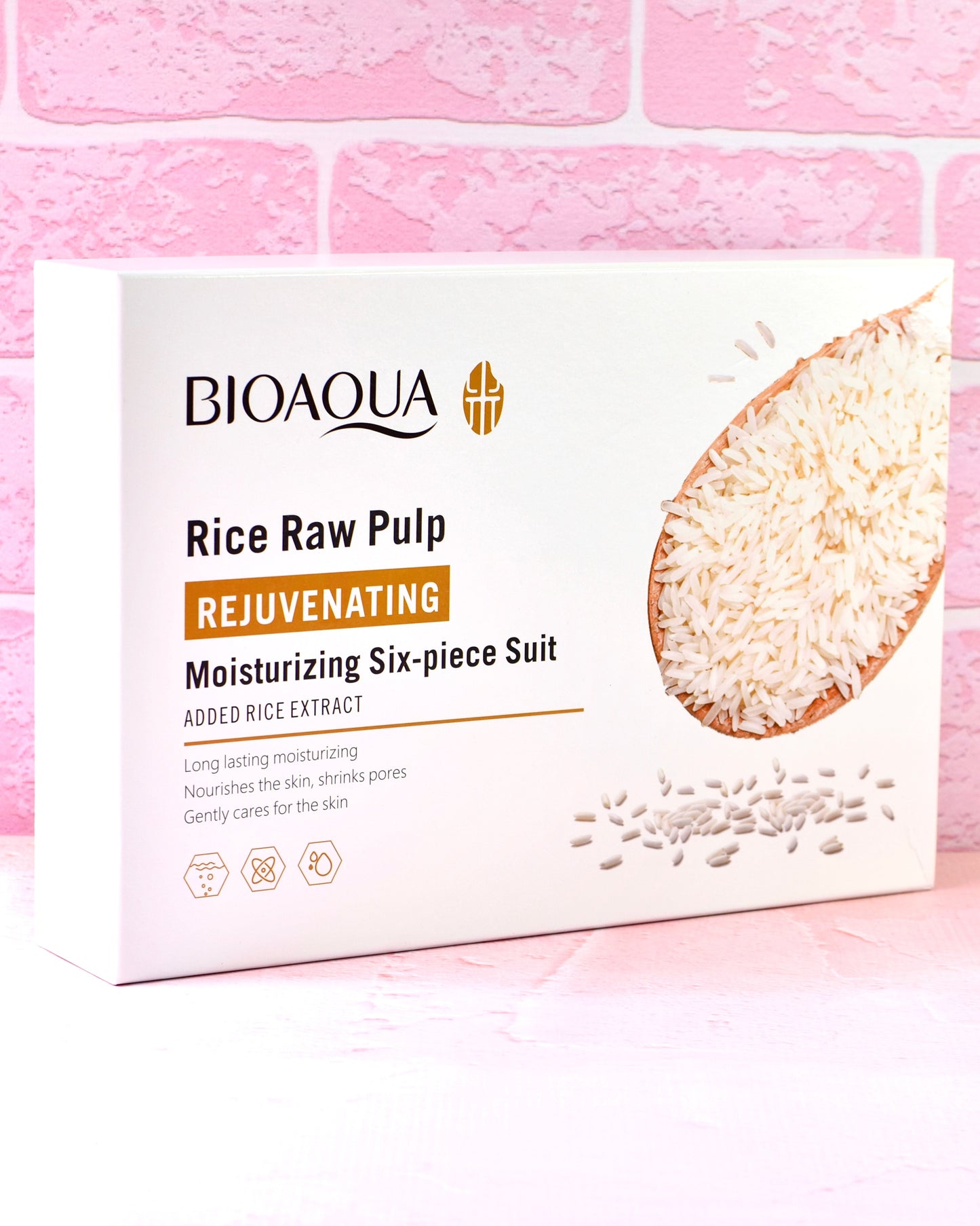 Kit de Lujo Línea Arroz Bioaqua - 6 Productos