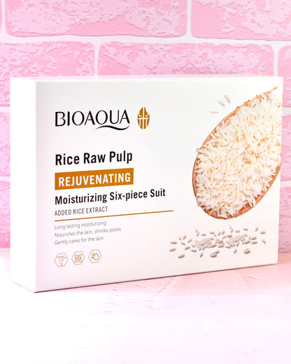 Kit de Lujo Línea Arroz Bioaqua - 6 Productos